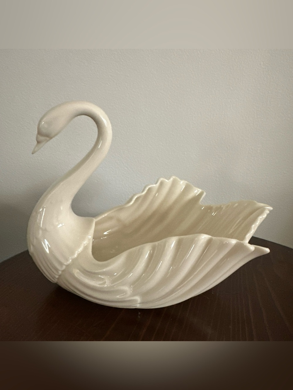 Vintage Lenox Swan Centerpiece 9” Candy Trinket Centerpiece Dish